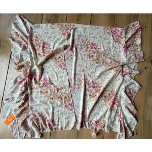 NWT! Love of Fashion Floral Beige Kimono Over Cardigan. One Size